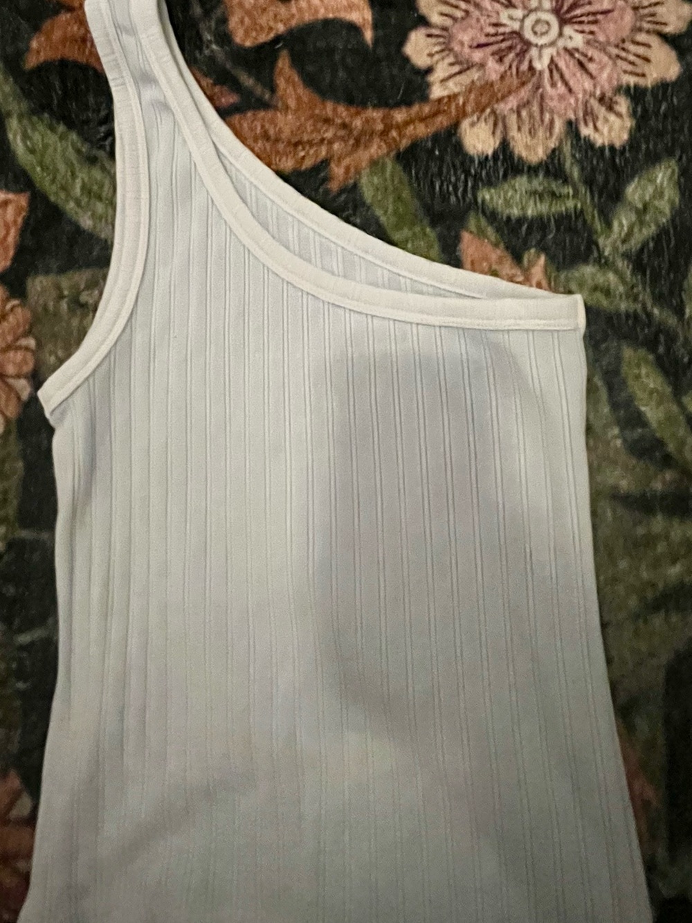 Women’s Light Blue Ribbed Tank Top